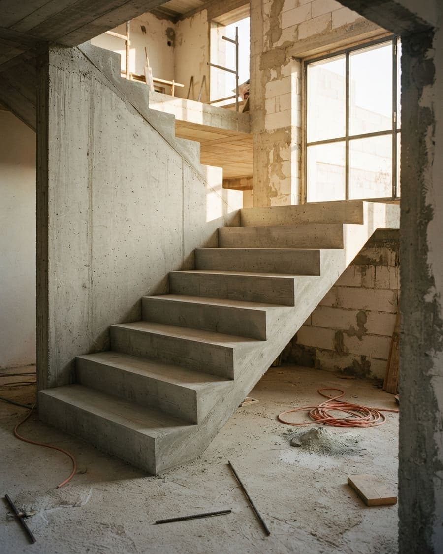 Escalera de hormigón